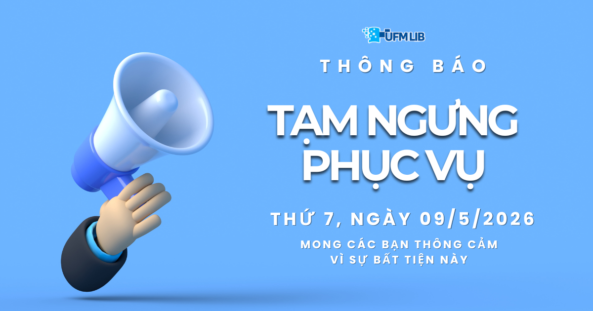 Tạm ngưng phục vụ vào Thứ 7, ngày 09/5/2026
                                        